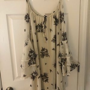 Women’s As U Wish Dress - White/Black Floral